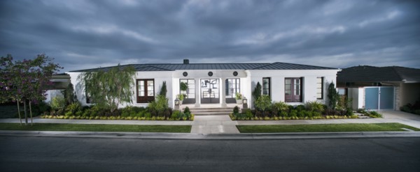 Front exterior modern home