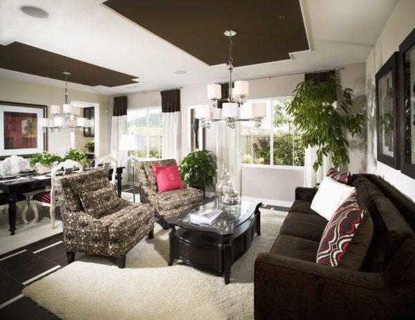 Small contemporary sitting room