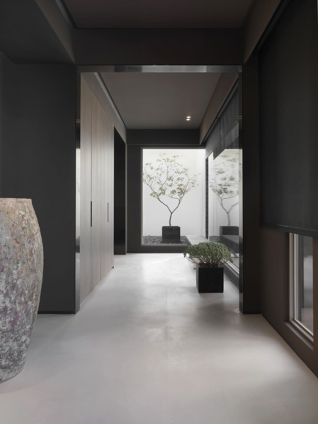 Simple modern hallway