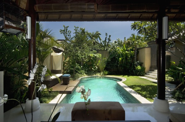 Private pool at resort