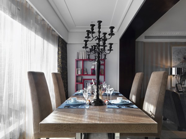 Alligator skin dining room table