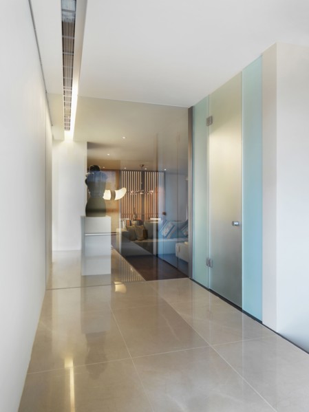Hallway in modern home