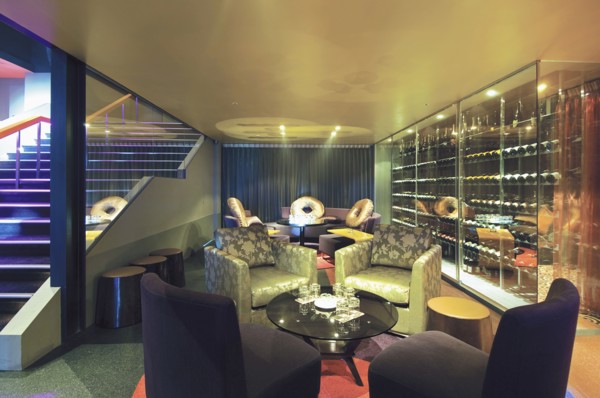 Lounge area in nightclub