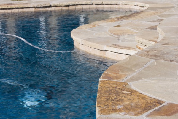 Swimming Pool and Stone Pool Deck