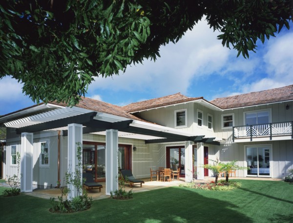 Rear Exterior of Contemporary Home