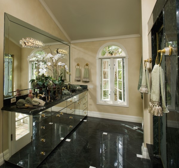 Reflective Master bathroom