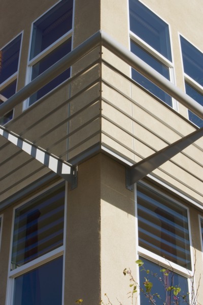 Exterior Shots of Contemporary Condominiums