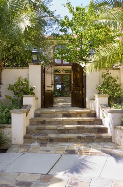 Steps Leading to Large Front Gate