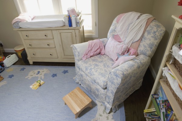 Interior detail of a baby room