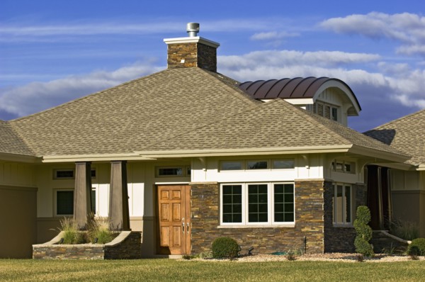 Unique dormer design with custom home