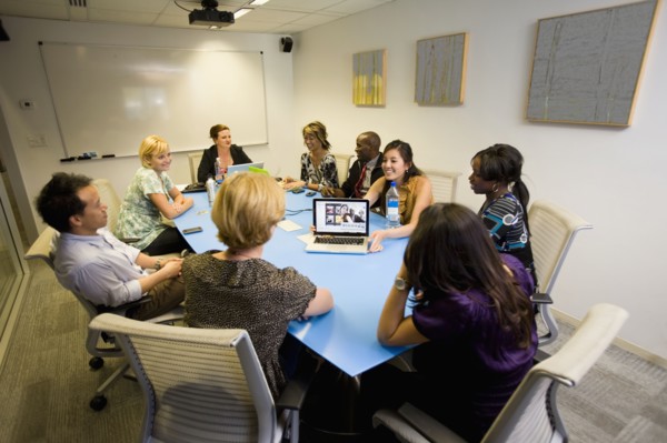 Business people having meeting in conference room