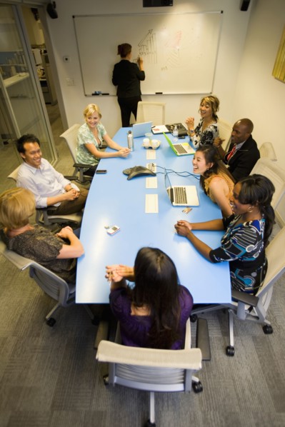 Business people having meeting in conference room