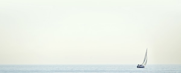 Sailboat in still water