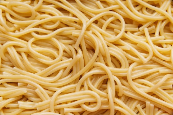 Pile of noodles