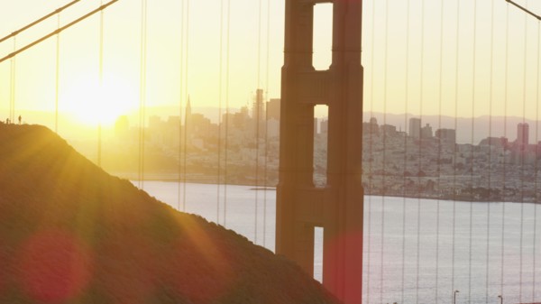 Bridge at sunset