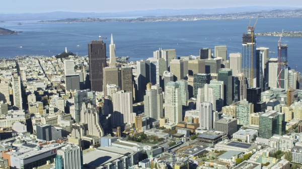 Aerial view of cityscape