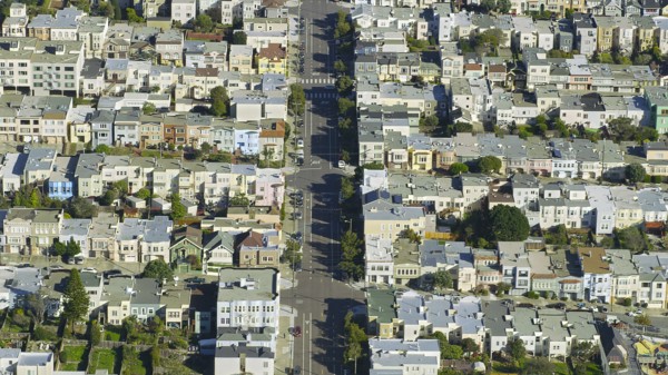 Aerial view of cityscape