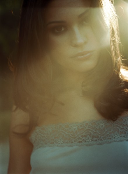 Woman in sunlight