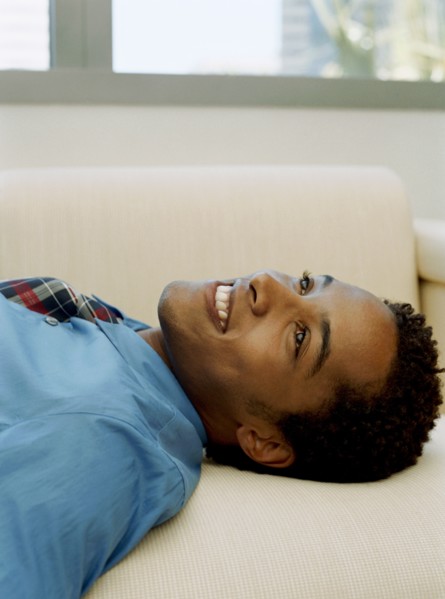 Man laying down