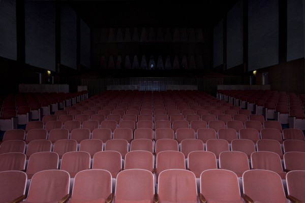 Empty movie theater