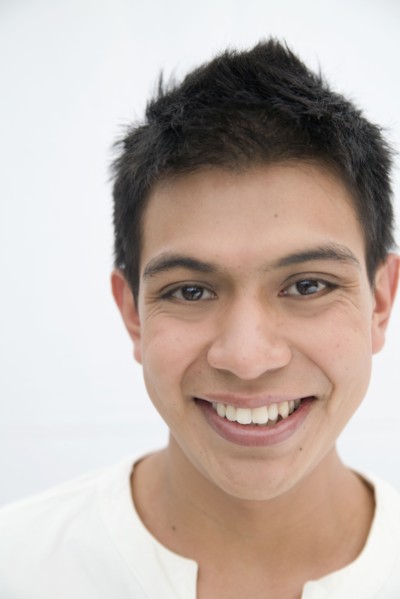 Smiling Hispanic man