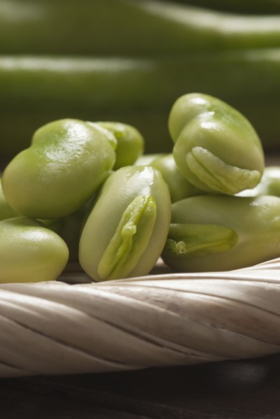 Close up of green beans