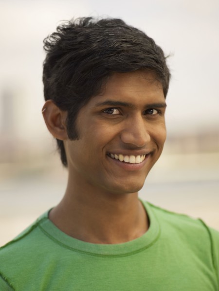 Confident Indian man smiling