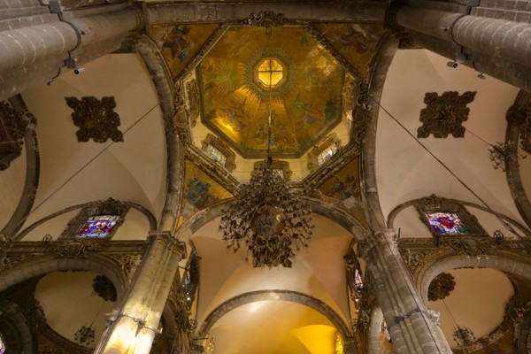 Ceiling of ornate church