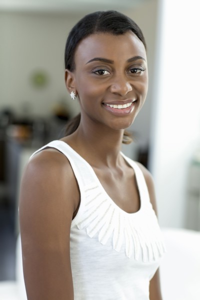 Smiling Black woman