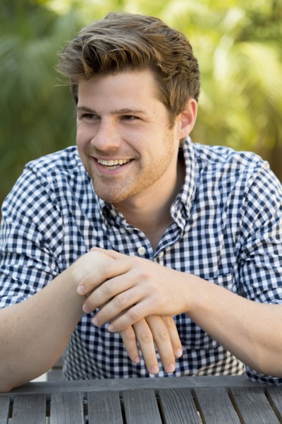 Man sitting outdoors