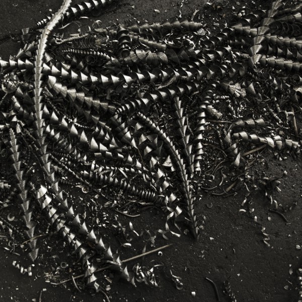 Discarded metal shavings