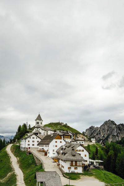 Houses on hill