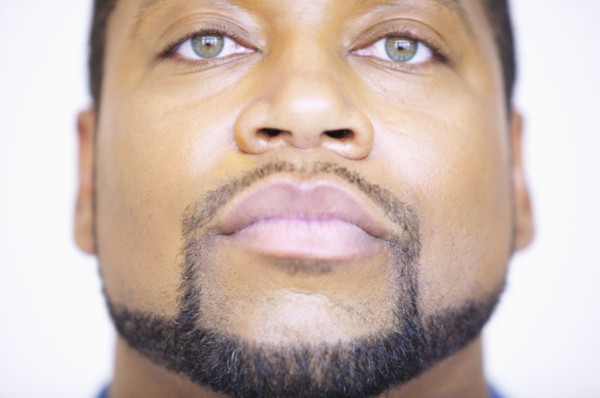 Close up portrait of man with beard and mustache