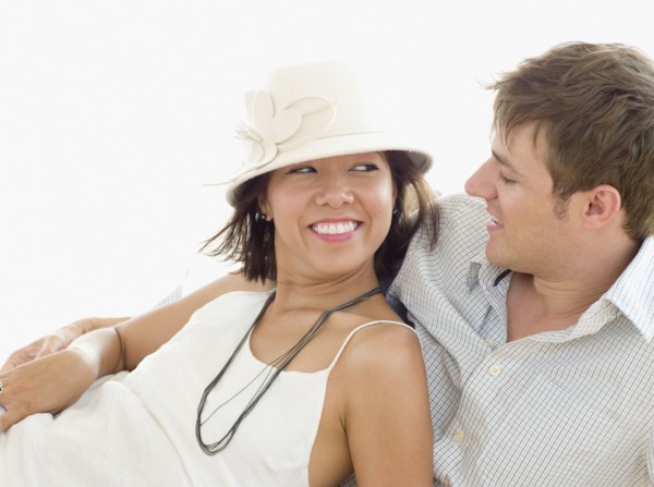 Smiling couple