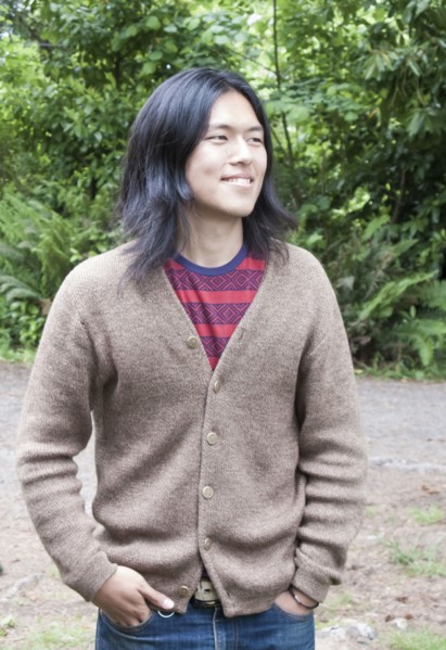 Japanese man standing outdoors