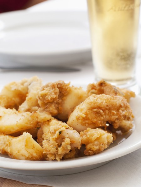 Close up of fried Portuguese sardines