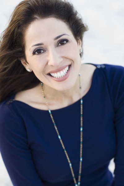 Smiling Hispanic woman