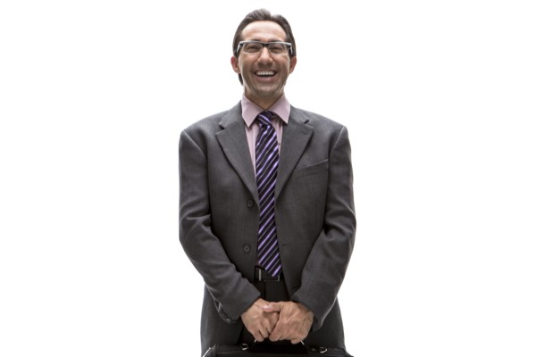 Pacific Islander businessman smiling