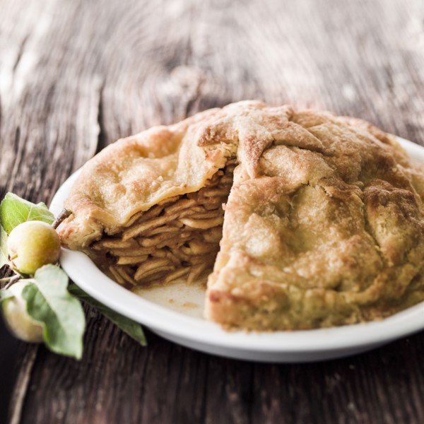 Apple pie missing slice