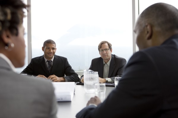 Business people in meeting in conference room
