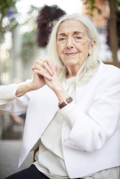 Portrait of smiling older Caucasian woman