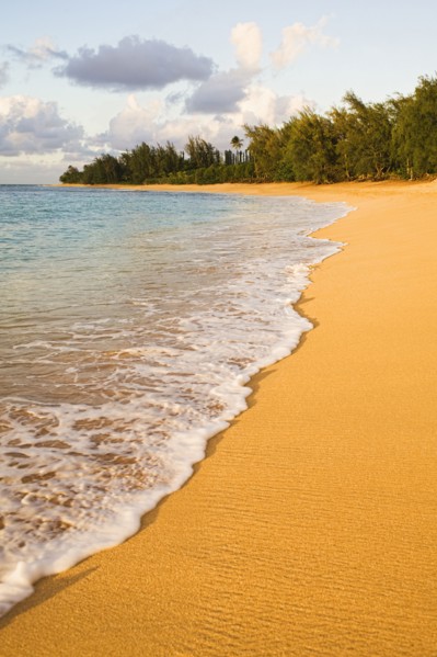 Tranquil remote beach