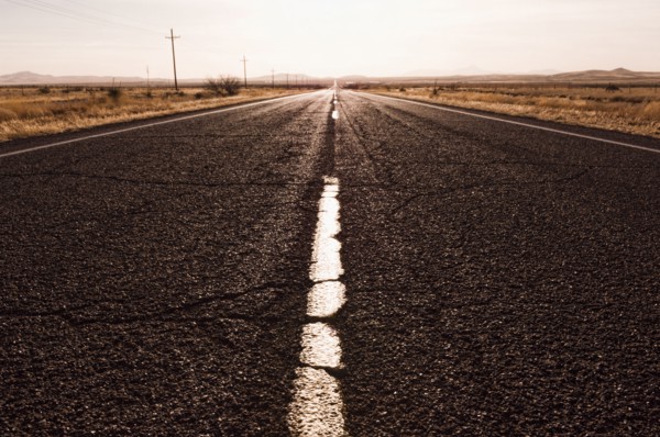 Road in remote area