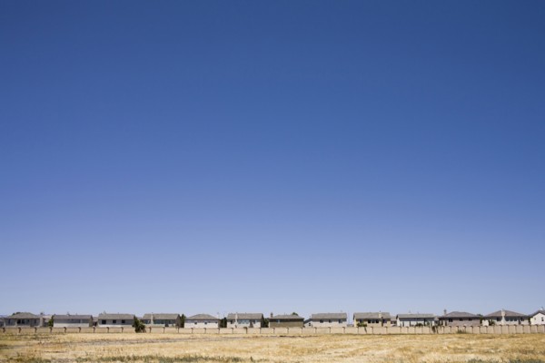 Houses and blue sky