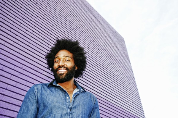Mixed race man smiling outdoors
