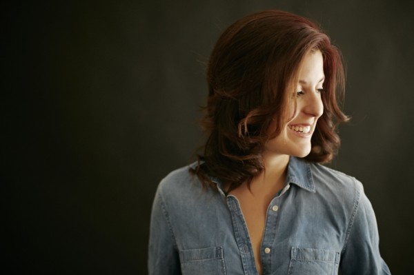 Portrait of laughing Caucasian woman