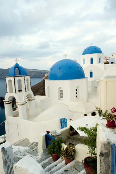 Orthodox Greek church in village