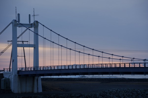 Bridge at sunset