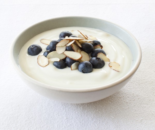 Close up of yogurt