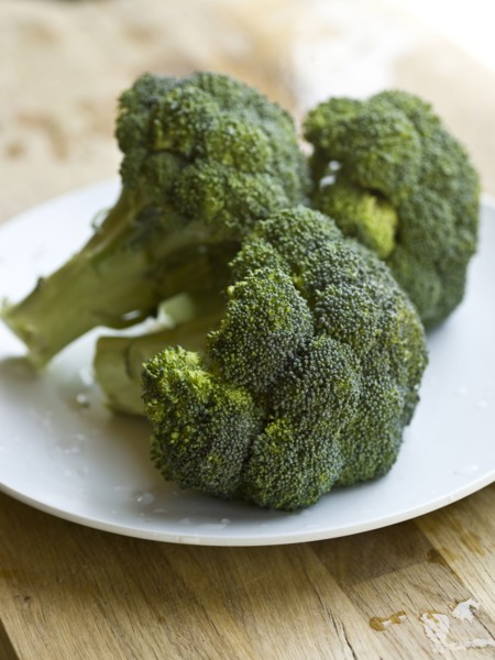 Close up of broccoli florets